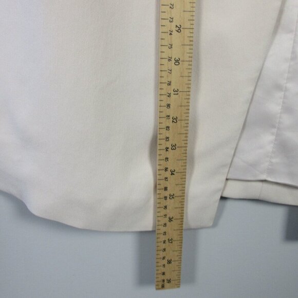 Club Monaco Coat Long Vest Women S Pink Viscose Blend One-Button Office 466 - Picture 11 of 12